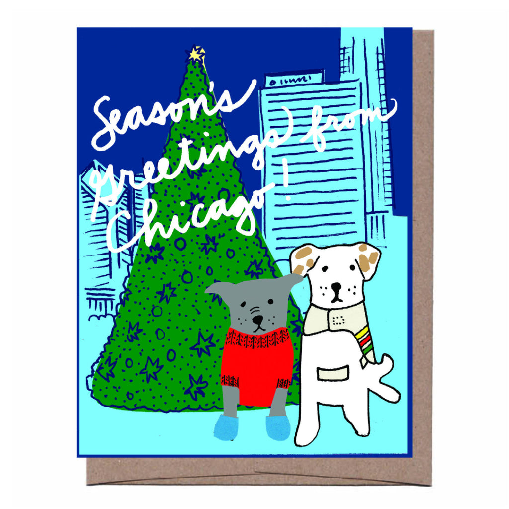 Dogs in the City Holiday Card