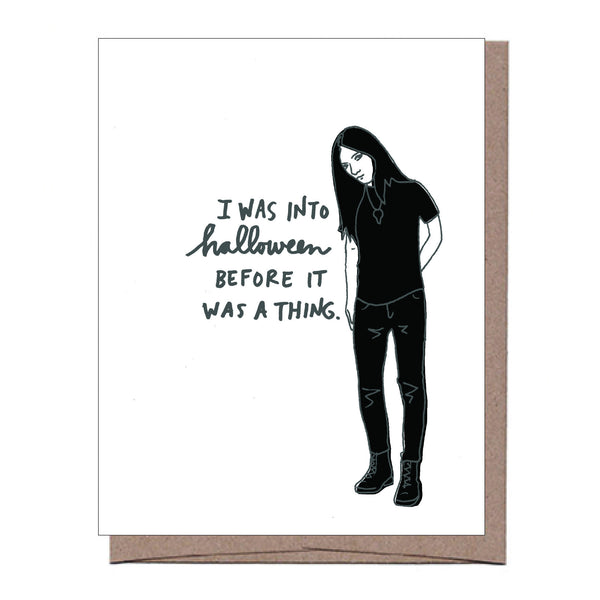 Goth Halloween Card