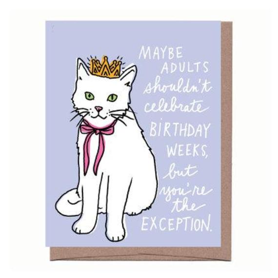 Birthday Week Card