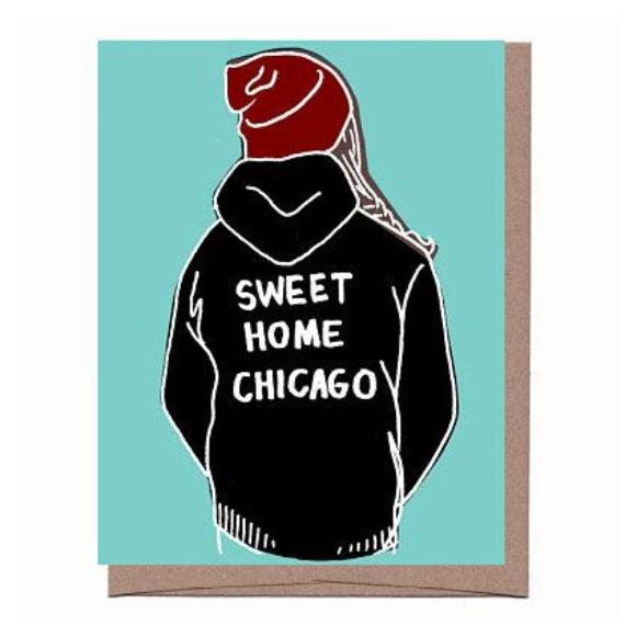 City Hoodie Girl Card