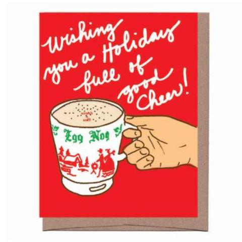 Eggnog Scratch & Sniff Holiday Card