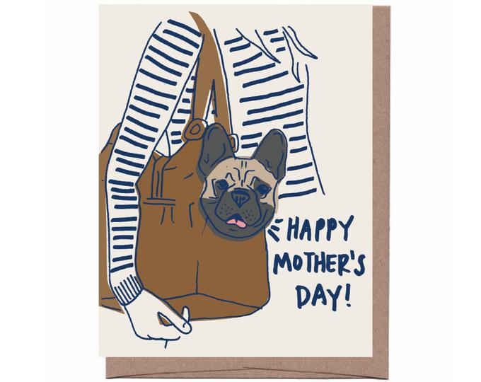 Purse Dog Mother's Day Card