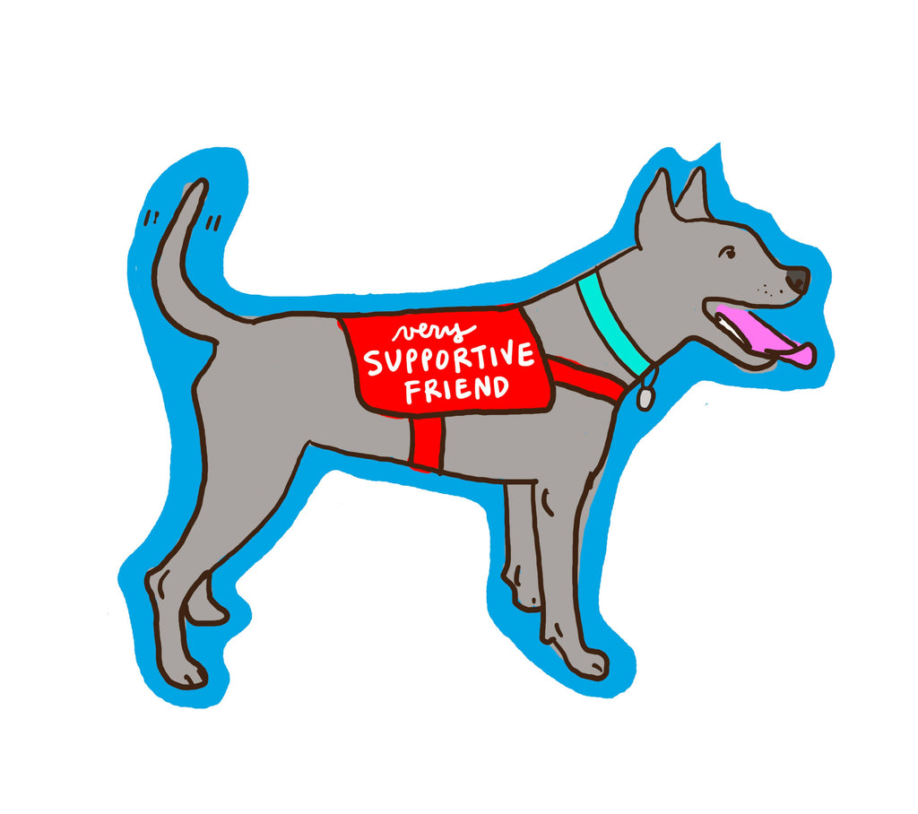 Support Dog Sticker