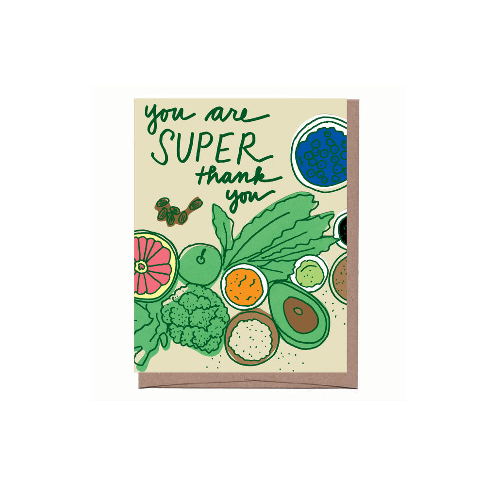 Superfood Thank You Note