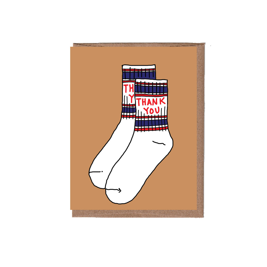 Socks Thank You Note