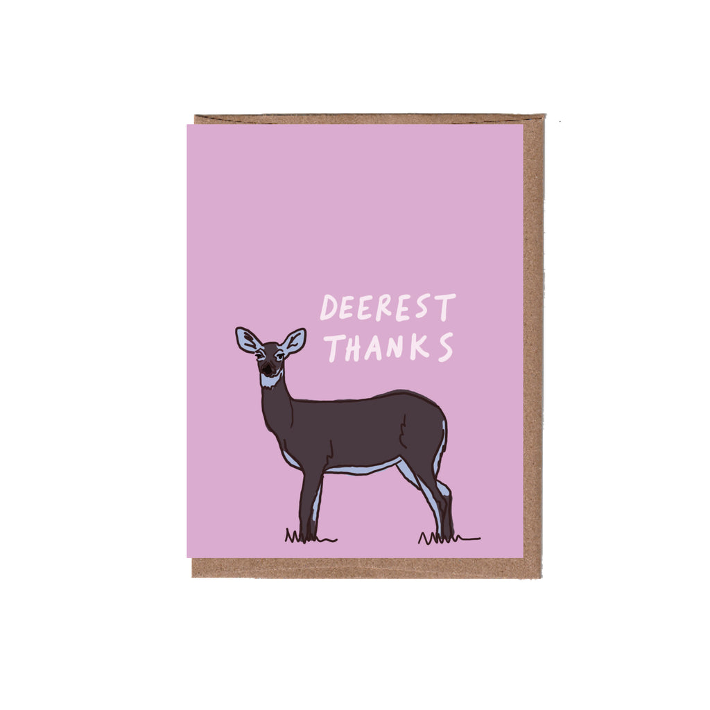 Dearest Thanks Thank You Note