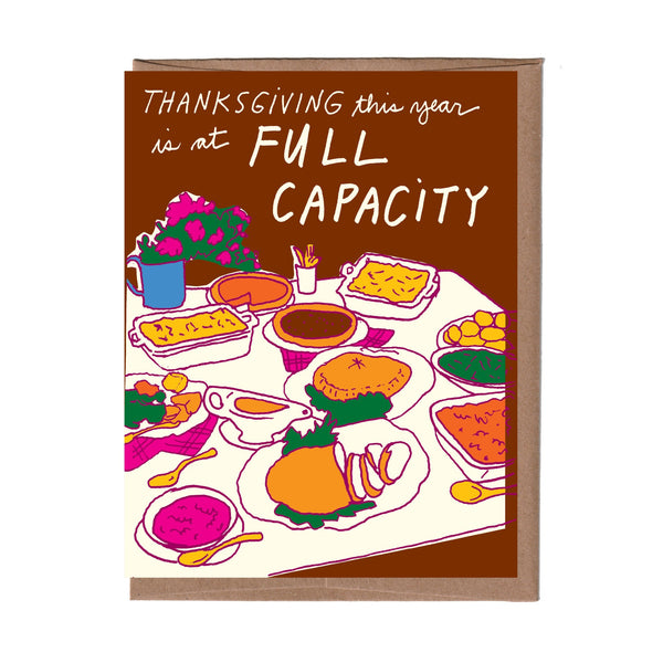 Full Capacity Thanksgiving Card