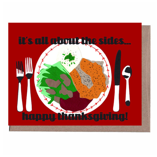 Sides Thanksgiving Card