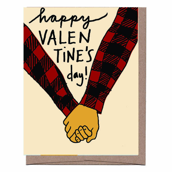 Buffalo Plaid Valentine's Card